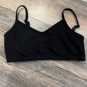 Capezio Black Dance Bra Top